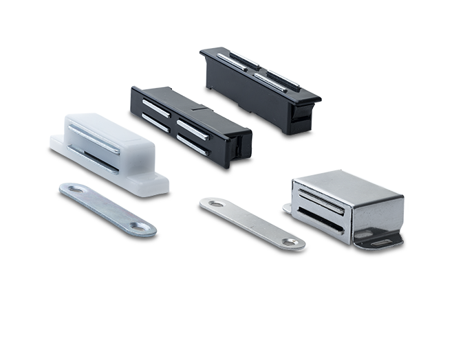 Chiusure Magnetiche A Calamita In Acciaio Inox Diamantate 19x11mm - Set Da 1 Paio
